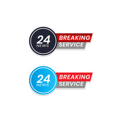 Latest news icons (breaking news) for journalists
