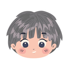 Isolated boy cartoon vector design