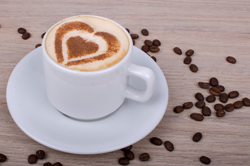 Colombian coffee with sweet cakes