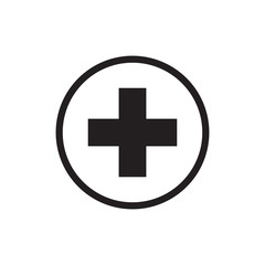 first aid box icon logo collection