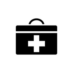 first aid box icon logo collection