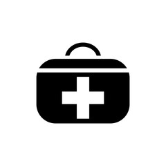 Fototapeta premium first aid box icon logo collection