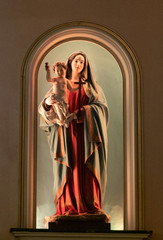 Statue of the Virgin Mary and Baby Jesus