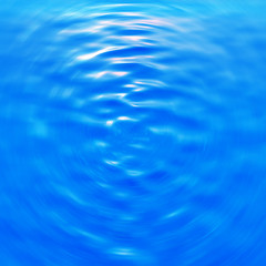 Blue blurred abstract background of water