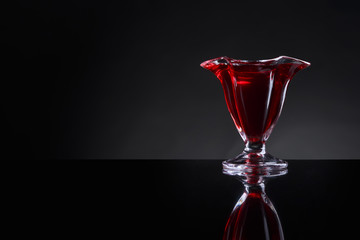 glass of red wine
