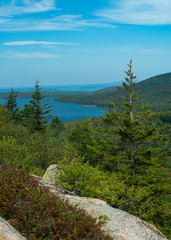 Obraz premium Landscape in Acaida National Park, Maine, USA