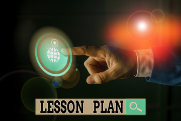 Handwriting text writing Lesson Plan. Conceptual photo a teacher s is detailed description of the...