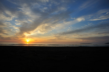 Obraz premium 青島の朝焼け