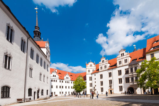 Stadt Torgau, Schloss Hartenfels,  Elbe - Sachsen, Nordsachsen