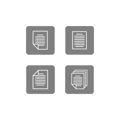 document icon vector design symbol