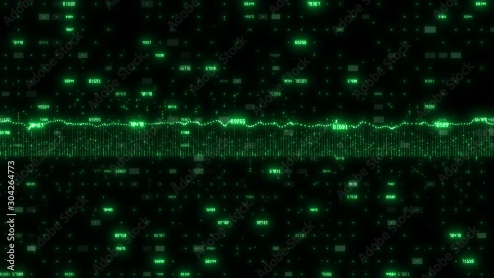 Poster abstract technology of digital data connection background concept