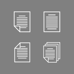 document icon vector design symbol