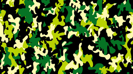 Camouflage background. Seamless pattern.Vector. 迷彩パターン