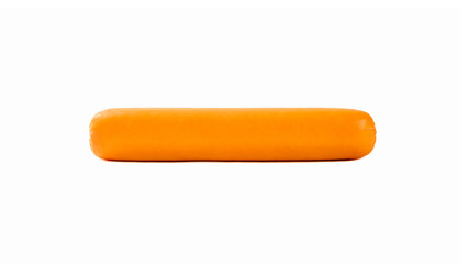 Sausage isolated on white background.