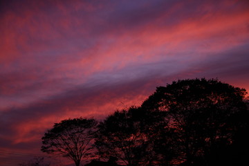 夕焼け空