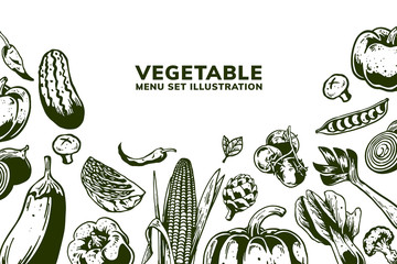 vegetable menu set 