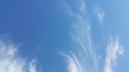 가을날의 푸른하늘