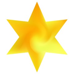 Mesh background in the form of hexagram.