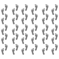 Naklejka na ściany i meble human footprint icon vector design symbol