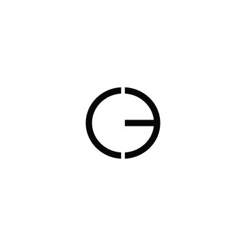 letter eo or oe logo vector templates