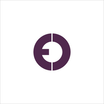 letter eo or oe logo vector design templates