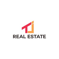 TJ logo design concept vector