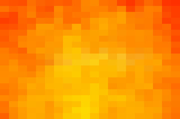 Abstract Orange Grid Mosaic Background, Modern abstract illustration with triangles. Creative Design Polygonal Template mosaic with squares.