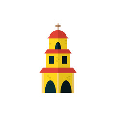 Isolated mexican church vector design