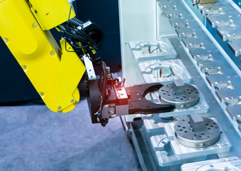 Automation system of robot arm in smart manufacturing factory