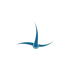 Hair logo template vector icon design