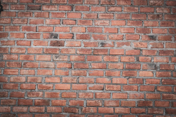 brick wall retro vintage background
