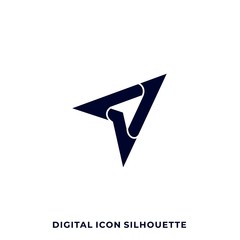 Triangle Illustration Vector Template