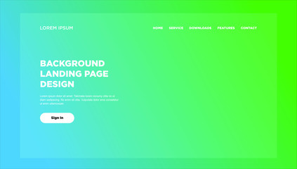 Creative abstract gradient for website and landing page template