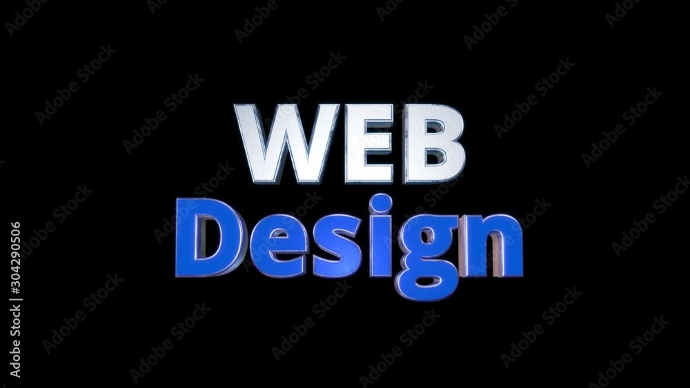 Wall mural web design concept keyword text
