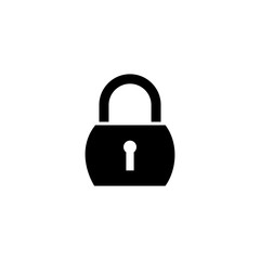 lock icon vector design symbol
