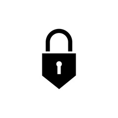 lock icon vector design symbol