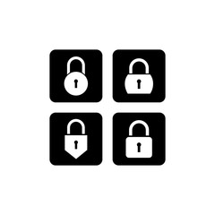 lock icon vector design symbol