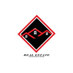 Real estate logo concept for business. House, Home and hotel type vector illustration