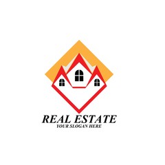 Real estate logo concept for business. House, Home and hotel type vector illustration