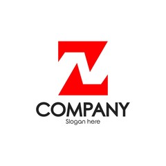 Vector design template ZN, NZ initial logo, symbol, icon, graphic