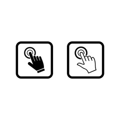 Obraz premium hand cursor icon vector design symbol