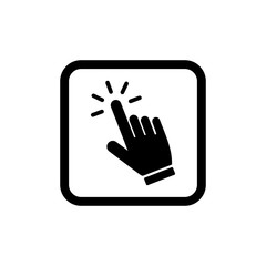 hand cursor icon vector design symbol