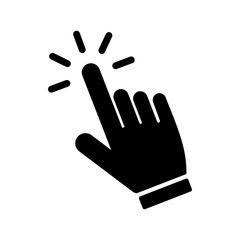 hand cursor icon vector design symbol