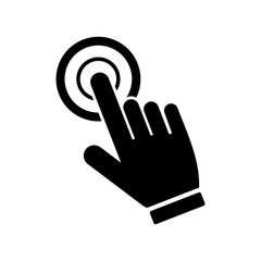 hand cursor icon vector design symbol