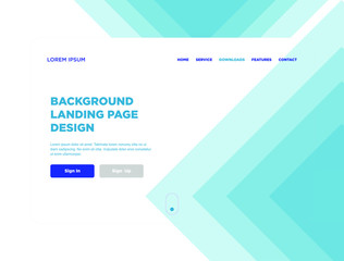 vector website template with copy space for text