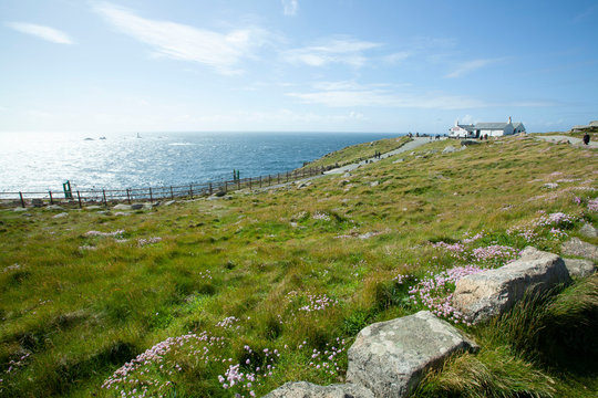 paranoma sea view at end land in spring season