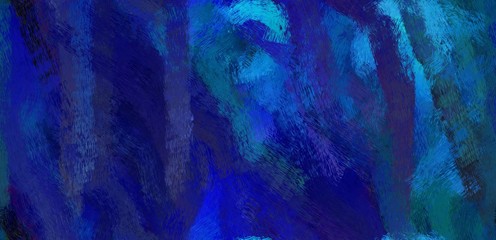 abstract seamless pattern brush painted design with midnight blue, strong blue and teal color. can be used as wallpaper, texture or fabric fashion printing