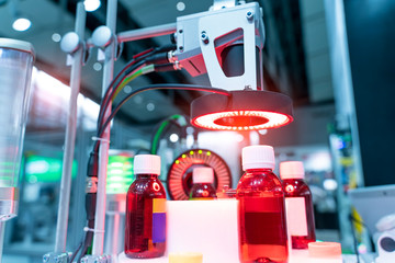 Robotic vision sensor camera system in intellegence medicine factory