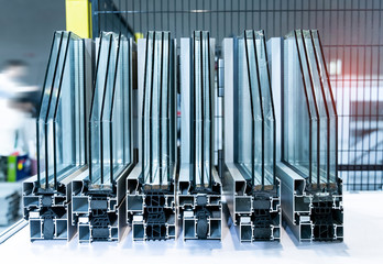 Aluminum profile for window, door, bathroom box