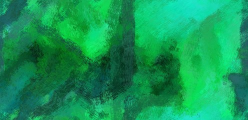 background pattern. grunge abstract background with sea green, teal green and spring green color. can be used as wallpaper, texture or fabric fashion printing
